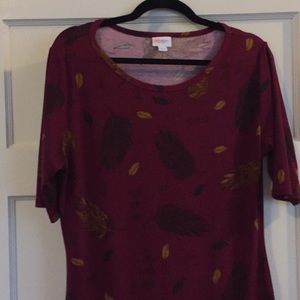 LuLaRoe Julia XL. Worn once.